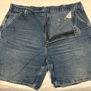 EUC Sz 40 Carhartt blue denim carpenter Jean shorts
